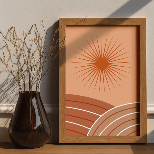 Radiant Dunes Framed Artwork