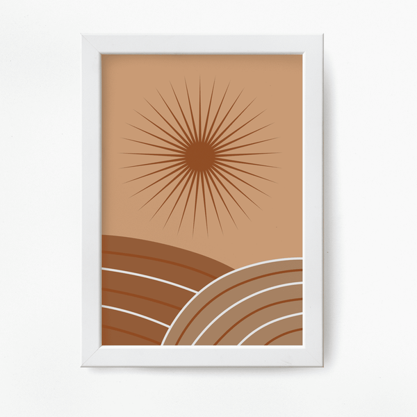 Radiant Dunes Framed Artwork