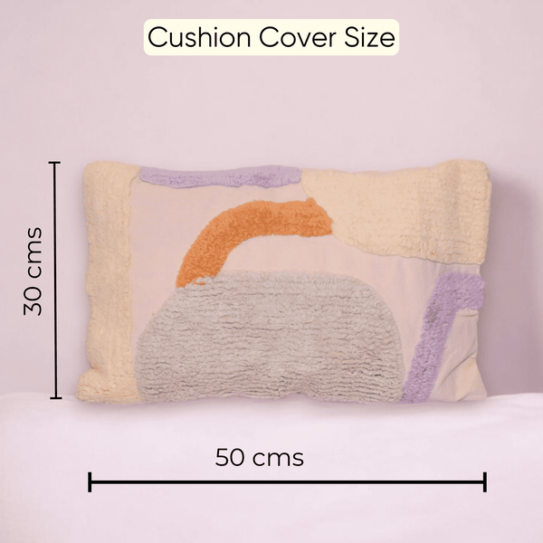 Rainbow Horizon Tufted Cushion Cover -Set of 5