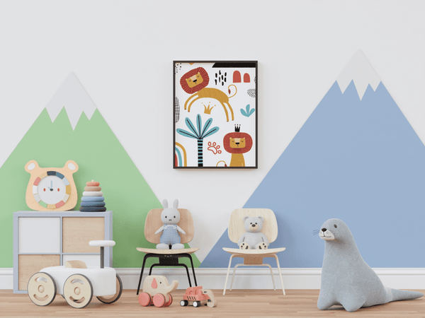 Regal Jungle Roar - Framed Wall Art