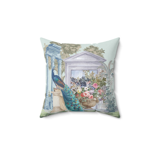 Regal Peacock Courtyard Cushion Cover