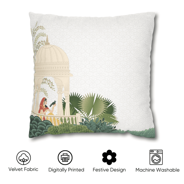 Royal Balcony Velvet Cushion Cover