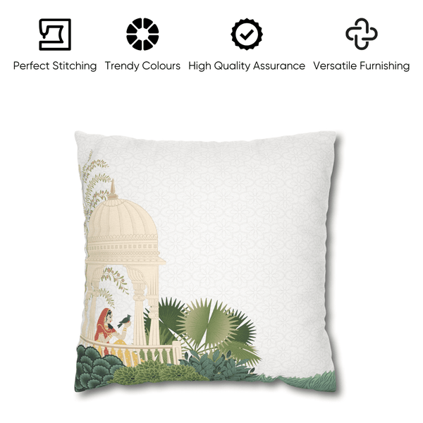 Royal Balcony Velvet Cushion Cover