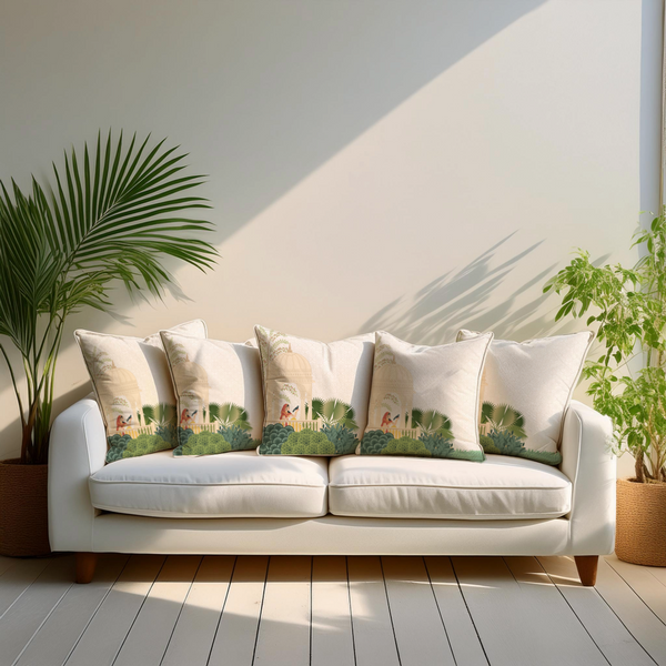 Royal Balcony Velvet Cushion Cover