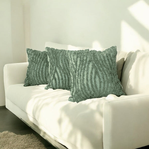Sage Textures Tufted Cushion Cover