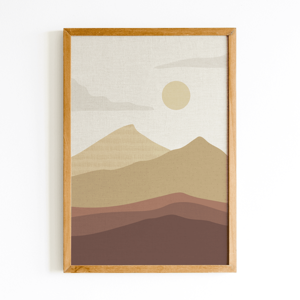 Serene Summit Framed Artwork