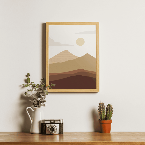 Serene Summit Framed Artwork