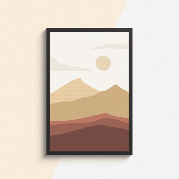Serene Summit Framed Artwork