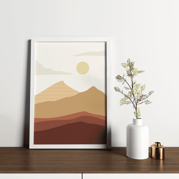 Serene Summit Framed Artwork