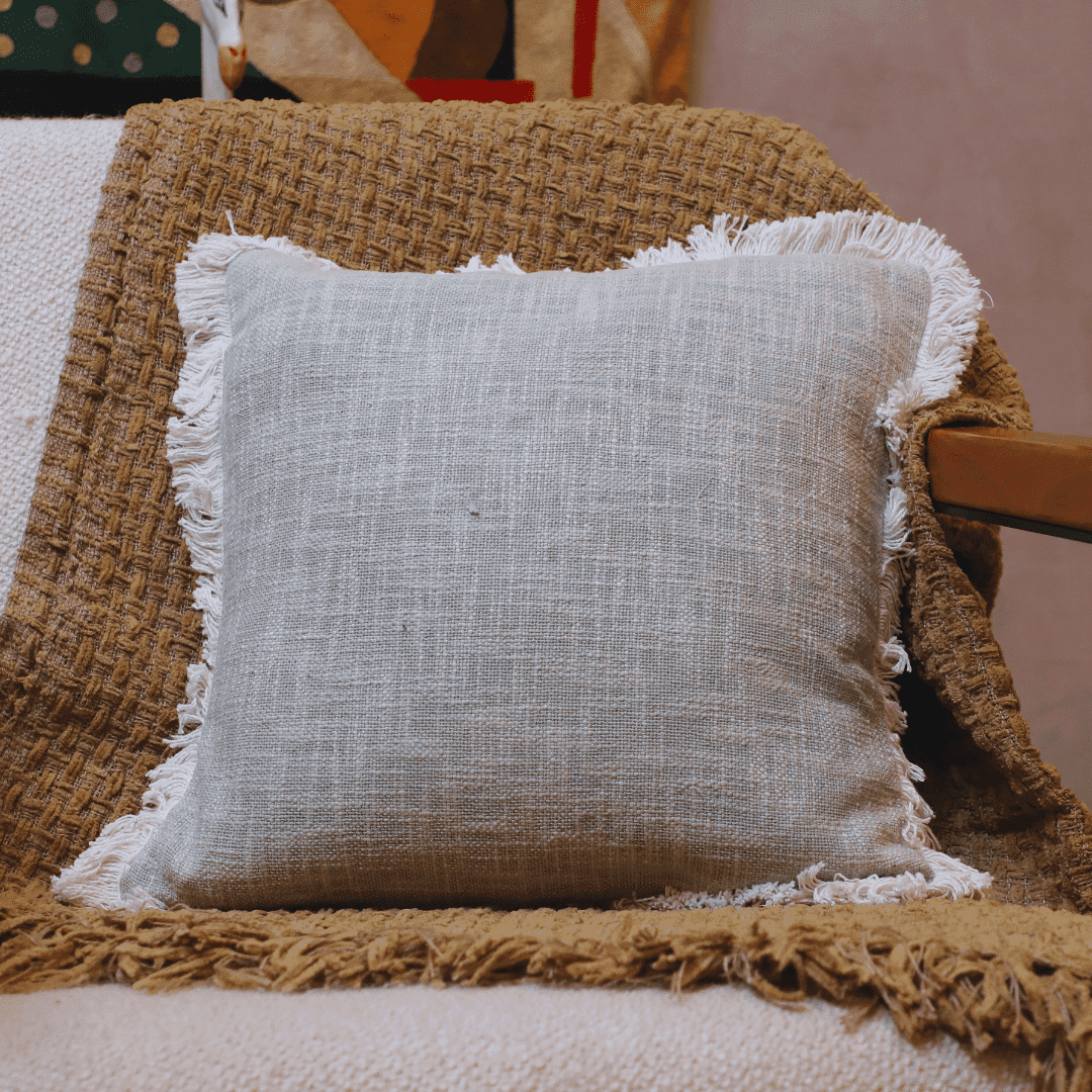 Serene Tufted Fringe Cushion Cover - Set of 5