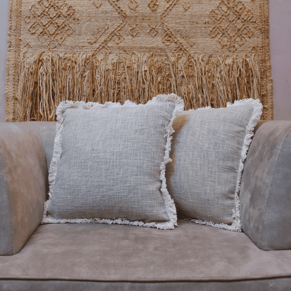 Serene Tufted Fringe Cushion Cover