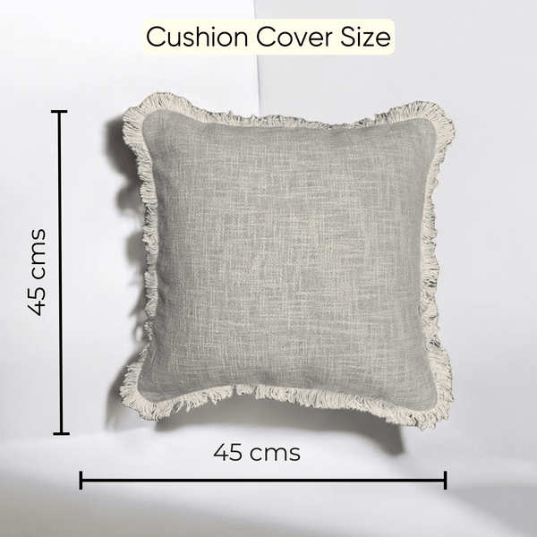 Serene Tufted Fringe Cushion Cover - Set of 5