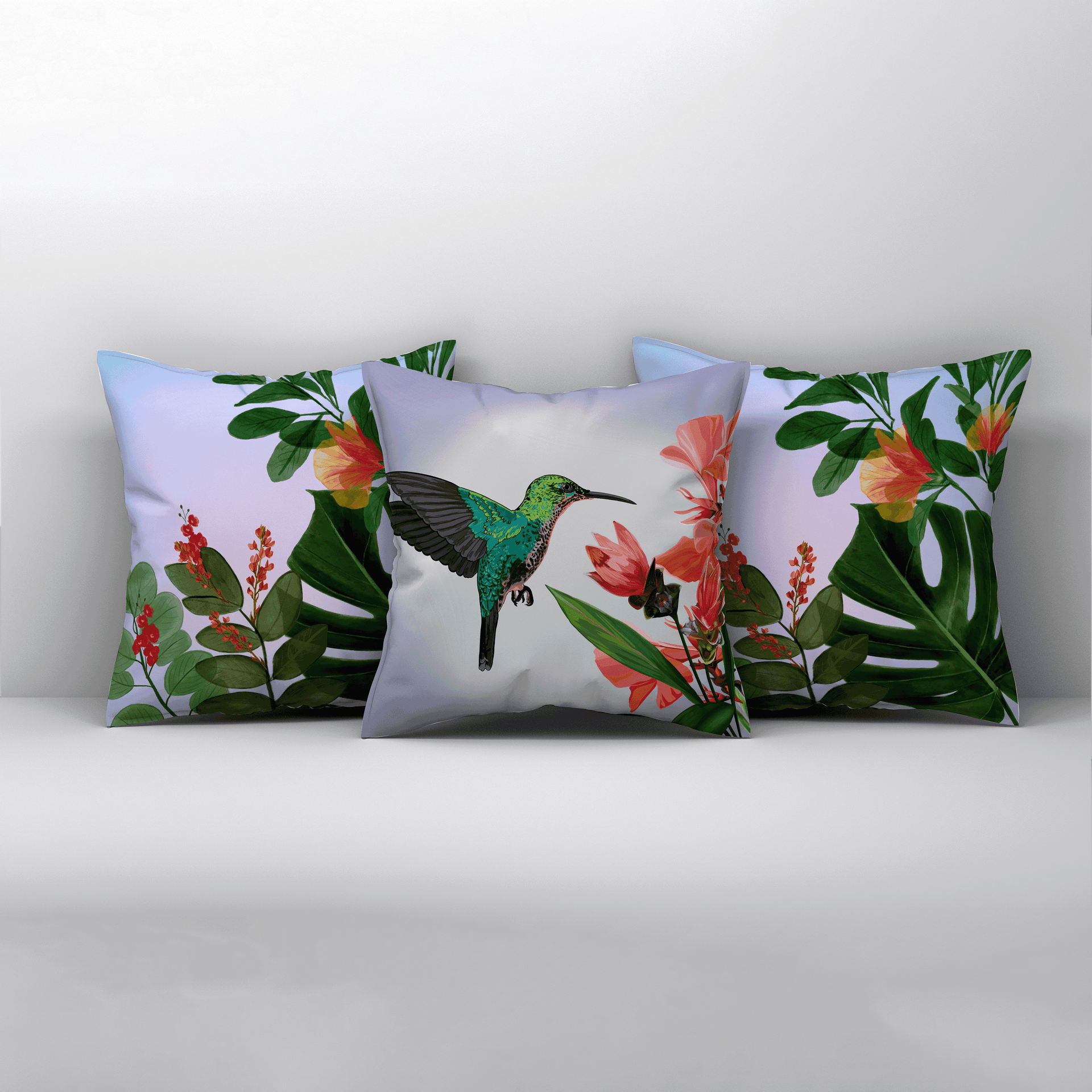 Song of Hummingbird X Autumn Big Leaf | Set of 3