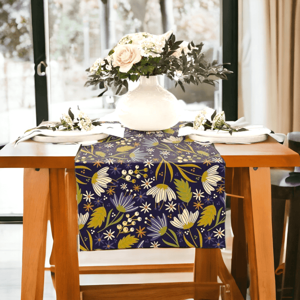 Starry Wildflower Table Runner - Lushlyf's Botanica Collection