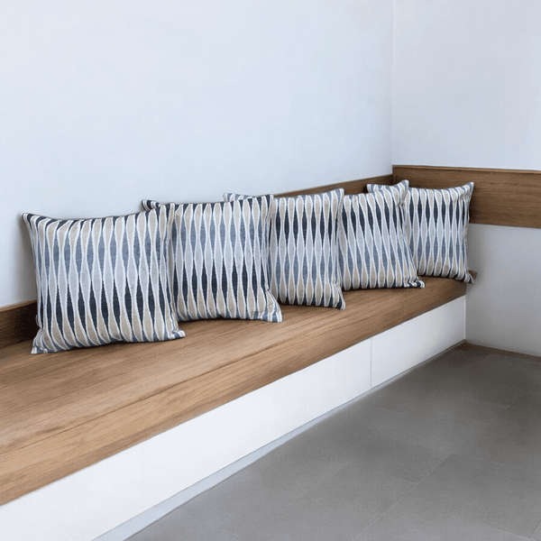 Striped Waves Cushion Cover - Set of 5