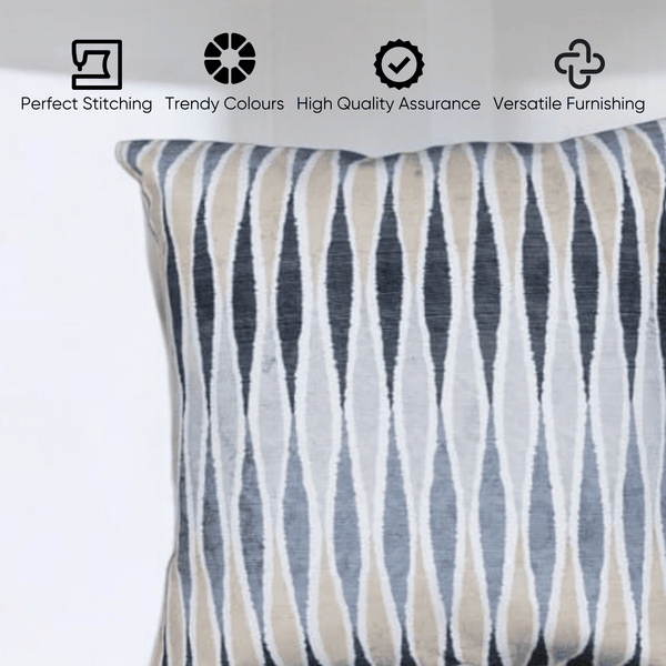 Striped Waves Cushion Cover - Set of 5