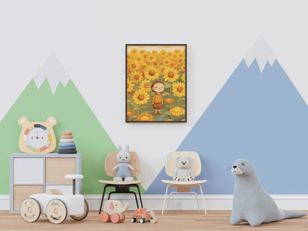 Sunflower Fields Forever - Framed Wall Art