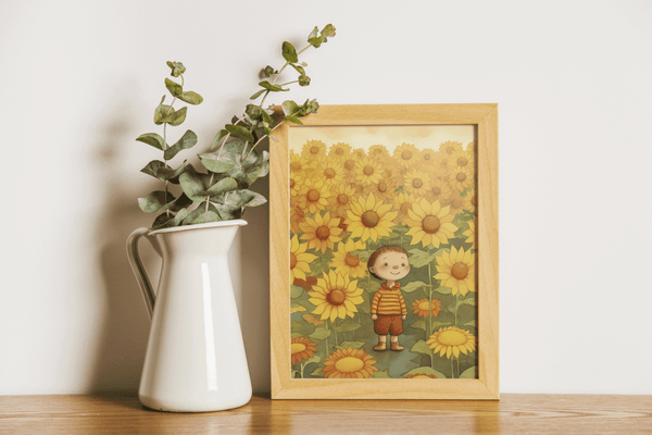 Sunflower Fields Forever - Framed Wall Art