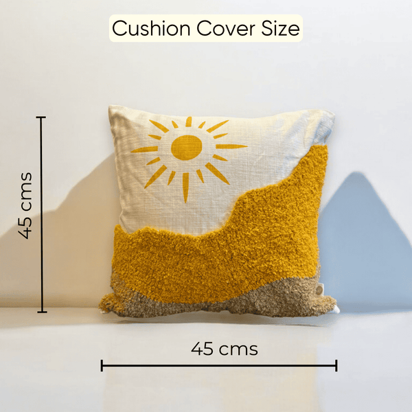 Sunny Horizon Tufted Cushion Cover - Set of 5