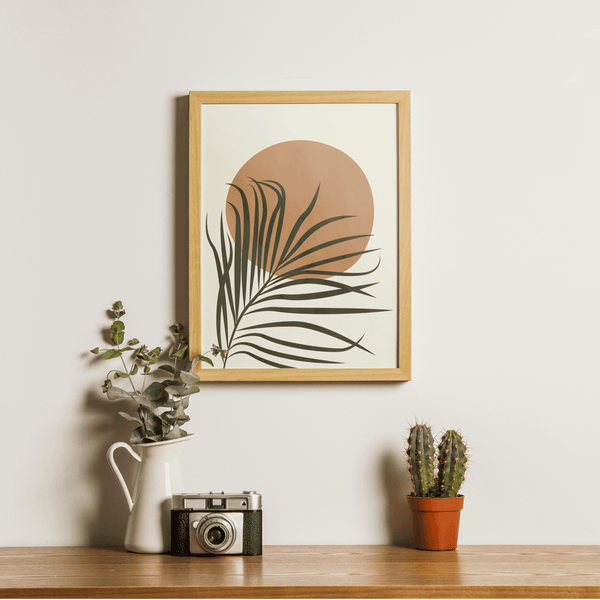 Sunset Palms Framed Artwork