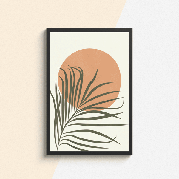 Sunset Palms Framed Artwork