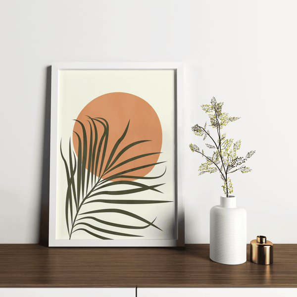 Sunset Palms Framed Artwork