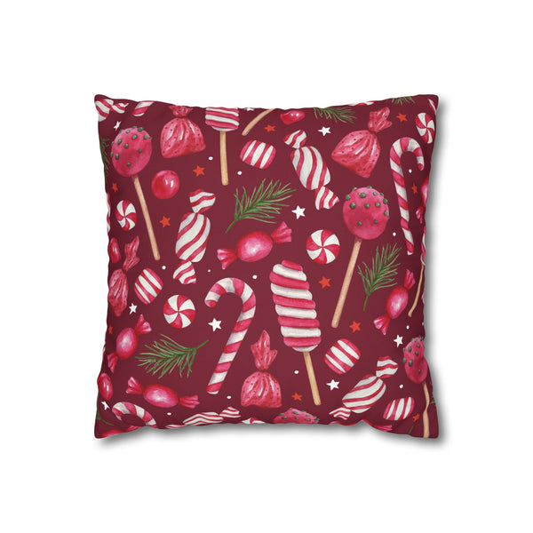 Sweet Treats Velvet Christmas Cushion Cover