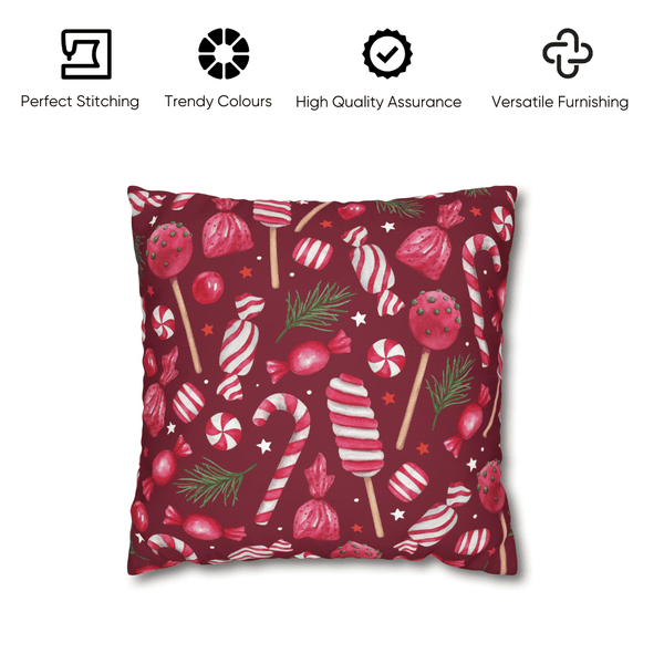 Sweet Treats Velvet Christmas Cushion Cover