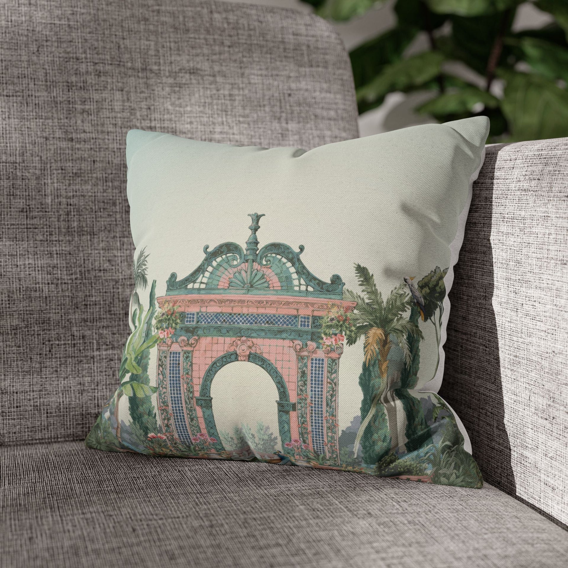 Tropical Arches Cushion Cover