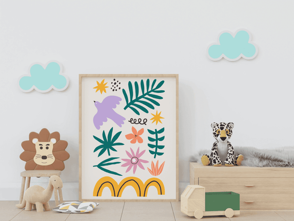 Tropical Harmony - Framed Wall Art