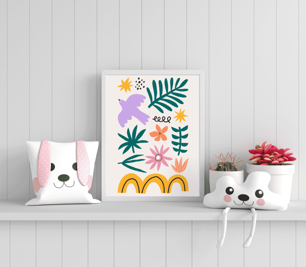 Tropical Harmony - Framed Wall Art