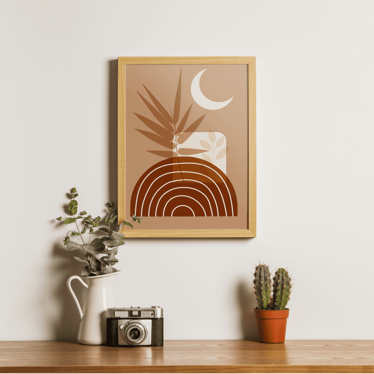 Tropical Sunset Framed Artwork