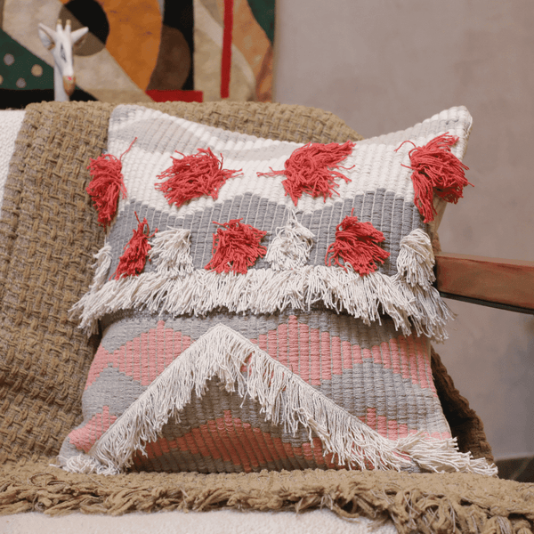 Tufted Boho Charm Cushion Cover - Set of 5