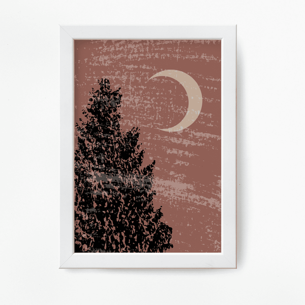 Twilight Silhouette Framed Artwork