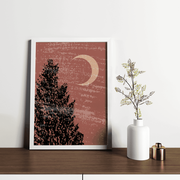 Twilight Silhouette Framed Artwork