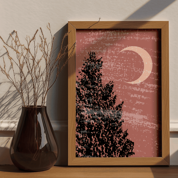 Twilight Silhouette Framed Artwork