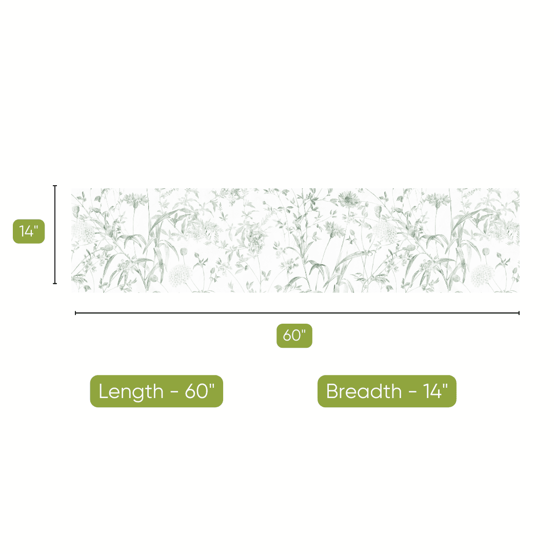Whispering Meadow Table Runner - 4 Seater