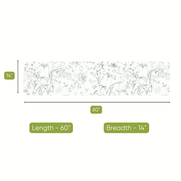 Whispering Meadow Table Runner - 4 Seater