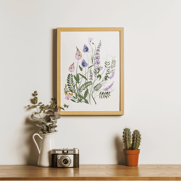 Wildflower Whispers Framed Artwork