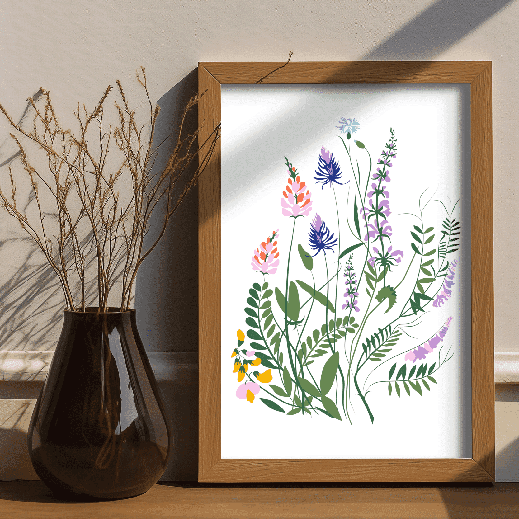 Wildflower Whispers Framed Artwork