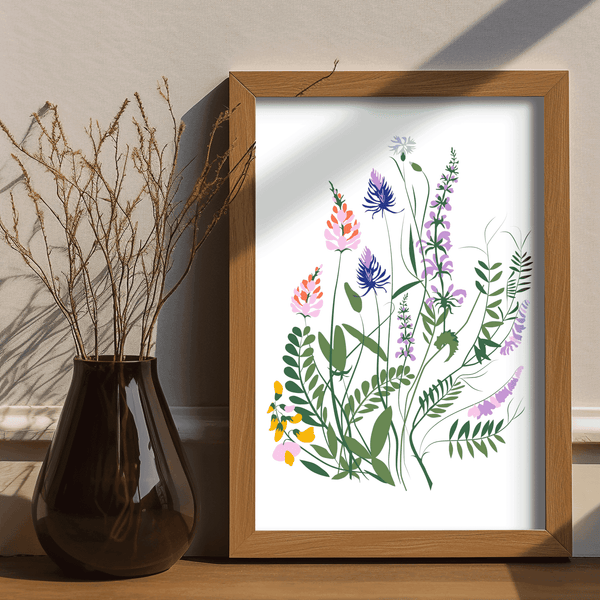 Wildflower Whispers Framed Artwork