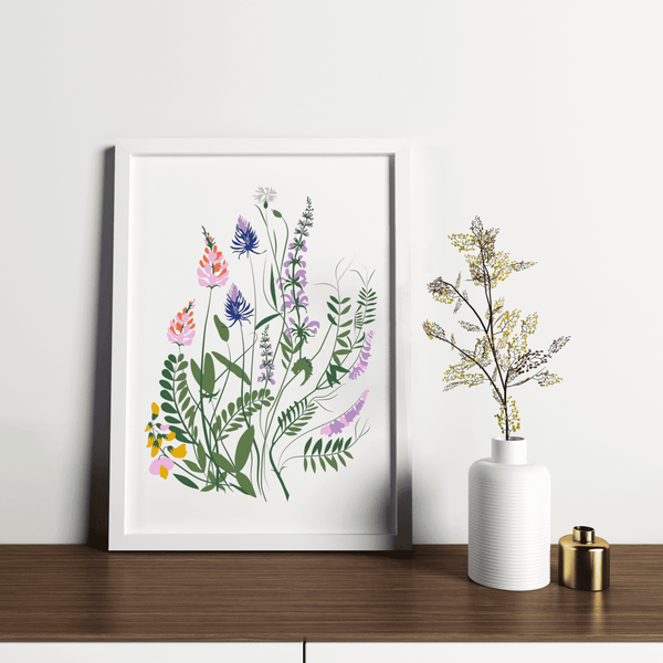 Wildflower Whispers Framed Artwork