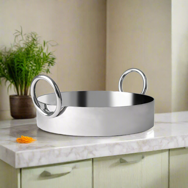 Param Upyog SS Jalebi/Ghewar Kadhai/Tai 9” (Small)