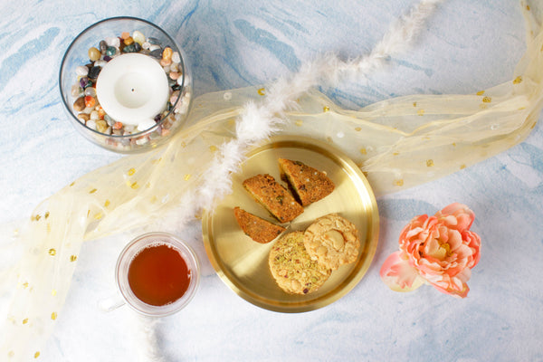 Paramparagat Upyogita Swarna Maharani Pure Brass 9' Snacks Plates