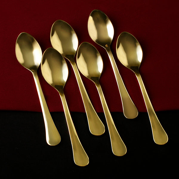Paramparagat Upyogita Swarna Brass Spoons