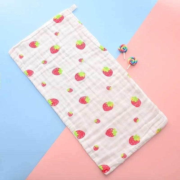 100% Muslin Cotton Hand Towels (25*50cms)Pack of 3