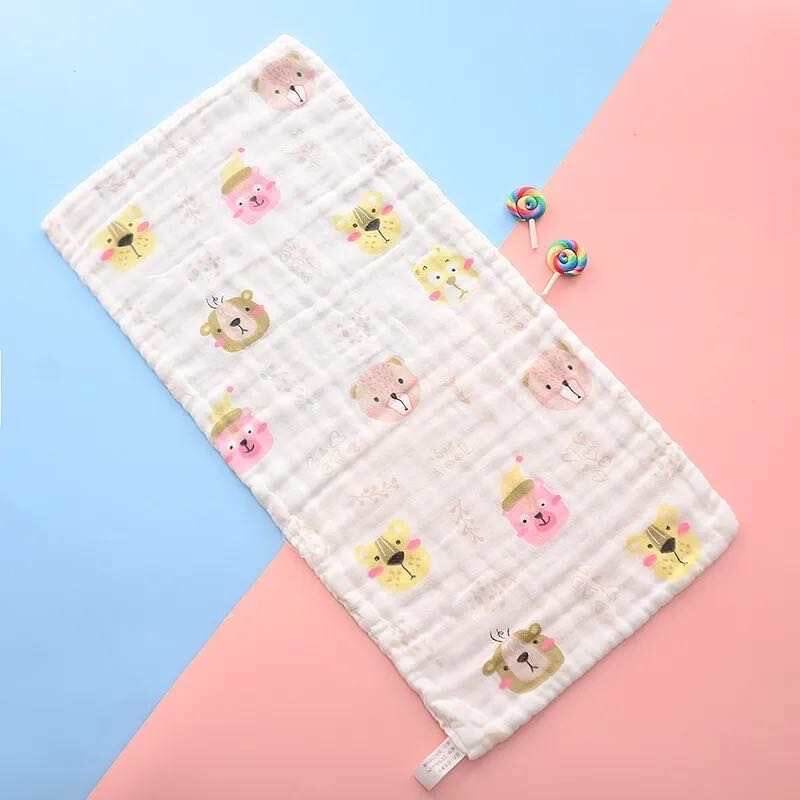 100% Muslin Cotton Hand Towels (25*50cms)Pack of 3