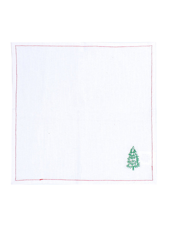 Sparkling Tree - Set Of 2 Napkins (Off White)