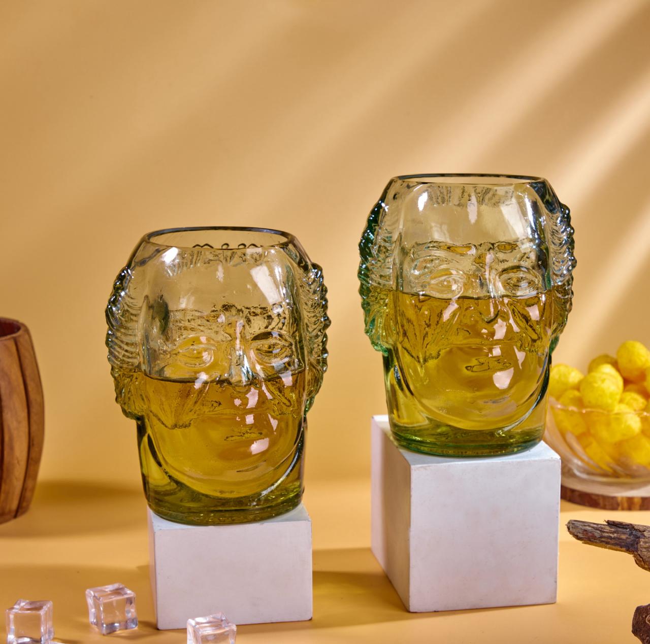 Old Monk Legend 300 ml Glass Set (4 pcs) – Heritage Meets Sustainability