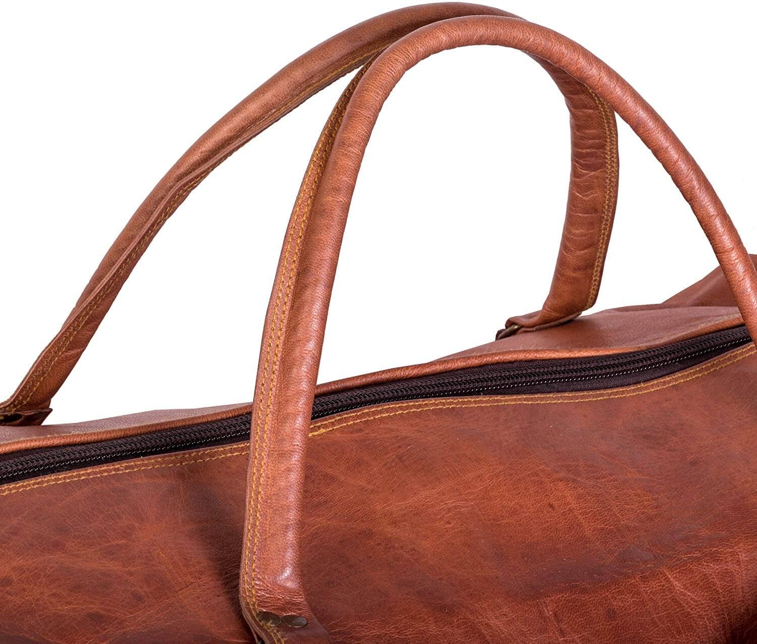 Oversized Men's Leather Weekender Duffle Bag Classy Leather Bags Bags